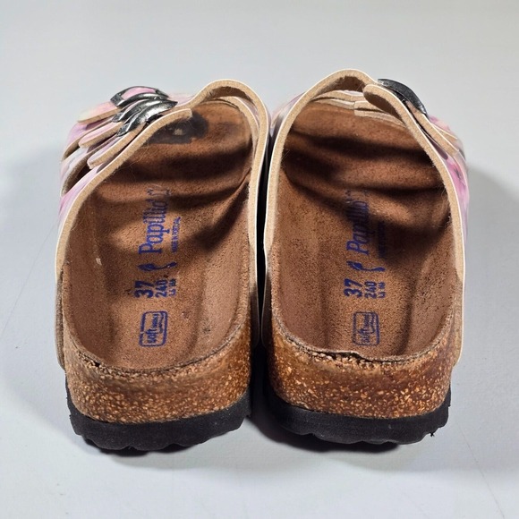 Birkenstock Papillio Florida Sandals Womens Size 37 Pixel‎ Rose Summer Slides - Picture 3 of 13